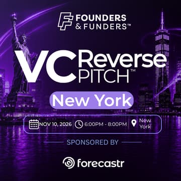Cover Image for Founders & Funders: NYC VC Reverse Pitch