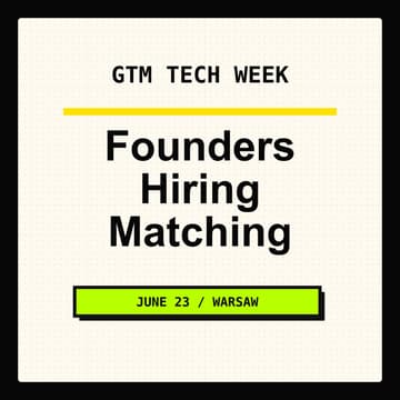 Cover Image for GTM Week: Founders hiring matching by Inovo x TechTree