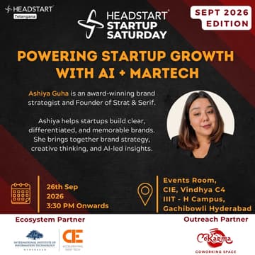 Cover Image for Headstart Startup Saturday