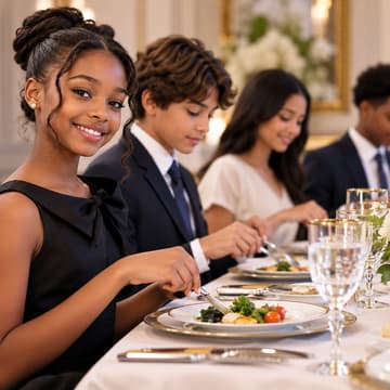 Cover Image for ETIQUETTE FOUNDATIONS | Virtual Class | Boys & Girls | Ages 6–21 | 2 Live Sessions Monthly | 60 Minutes | Thursdays | $99/Month