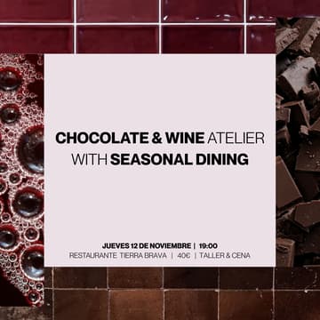 Cover Image for CHOCOLATE & WINE + SEASONAL DINING
