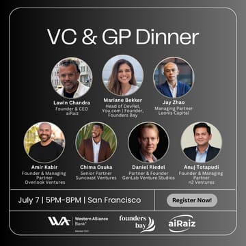 Cover Image for LP & GP Dinner with aiRaiz @ Western Alliance