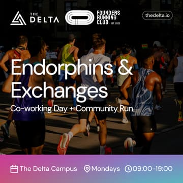 Cover Image for Endorphins & Exchanges – Co-work + Community Run