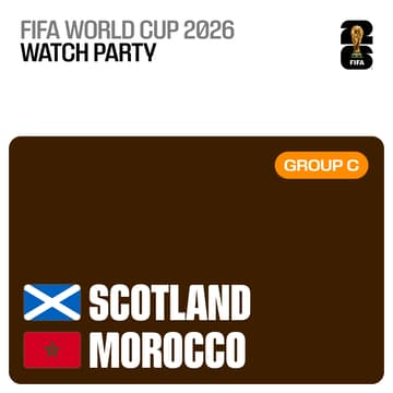 Cover Image for WORLD PUP WATCH PARTY - Scotland vs. Morocco