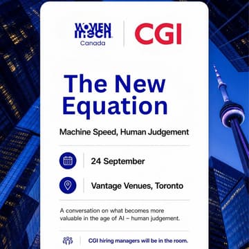 Cover Image for WITxCGI The New Equation: Machine Speed, Human Judgement