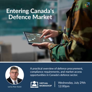 Cover Image for Entering Canada's Defence Market