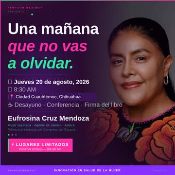 Cover Image for Sueños que cambian países — Desayuno inspiracional Con Eufosina Crúz Mendoza