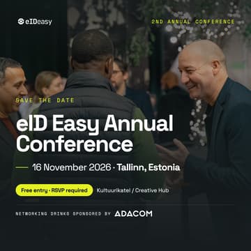Cover Image for eID Easy Annual Conference 2026: digital identity, EUDIW, and trust services in Tallinn