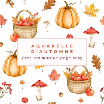 Cover Image for Crée ton marque-page cosy à l'aquarelle
