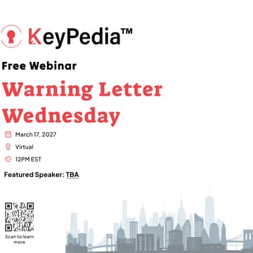 Cover Image for March Edition - Warning Letter Wednesday Webinar