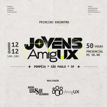 Cover Image for Jovens AmigUX - Duas Comunidades. Um encontro.