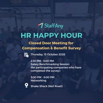 Cover Image for StaffAny HR Happy Hour - Singapore