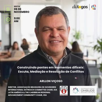 Cover Image for Diálogos | ACX - Construindo pontes em momentos difíceis: escuta, mediação e resolução de conflitos