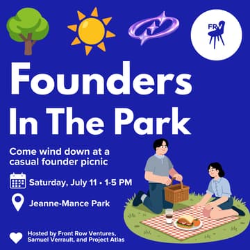 Cover Image for Founders In The Park 🌳☀️