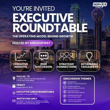 Cover Image for Dallas Executive Roundtable: The Operating Model Behind Growth