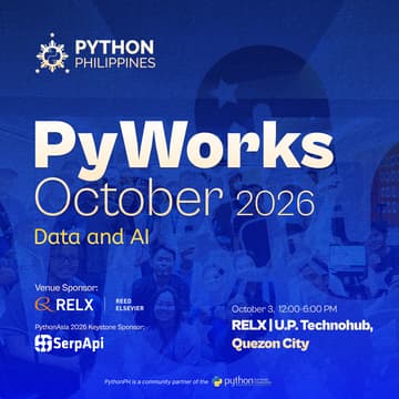 Cover Image for PyWorks October 2026: Data and AI w/ RELX