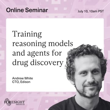 Cover Image for Andrew White | Training reasoning models and agents for drug discovery