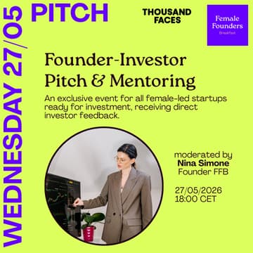 Cover Image for Founder-Investor Pitch & Mentoring