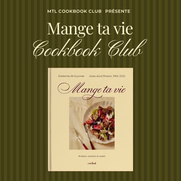 Cover Image for Mange ta vie Cookbook Club