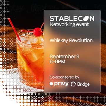 Cover Image for Happy Hour with Privy and Bridge @ Stablecon USA