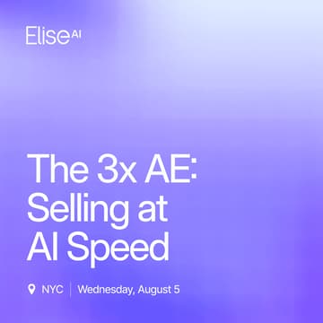 Cover Image for The 3x AE: Selling at AI Speed (NYC)