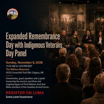 Cover Image for Expanded Remembrance Day with Indigenous Veterans Day Panel