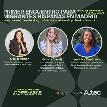 Cover Image for Primer encuentro para migrantes hispanas en madrid - Altea x Verónica Fernández