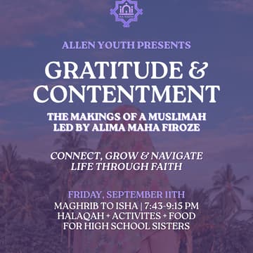 Cover Image for Makings of a Muslimah | Gratitude & Contentment