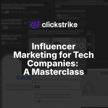 Cover Image for Influencer Marketing for Tech: A Master Class