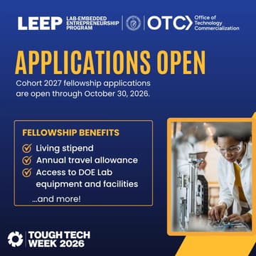 Cover Image for DOE LEEP Fellowship