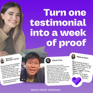 Cover Image for Turn one testimonial into a week of proof