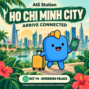 Cover Image for Atli Station Ho Chi Minh City: Arrive Connected 🇻🇳 | Vietnam Innovation Summit Week