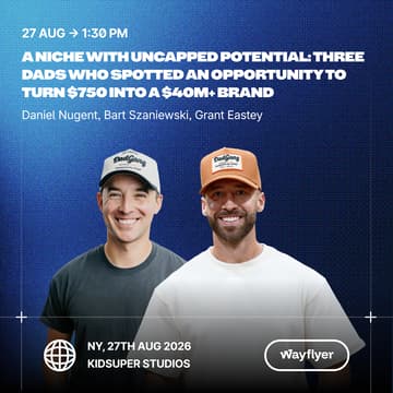Cover Image for A niche with uncapped potential: Three dads who spotted an opportunity to turn $750 into a $40m+ brand