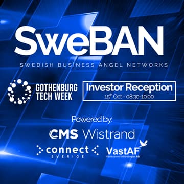 Cover Image for SweBAN Investor Reception - Gothenburg Tech Week 2026
