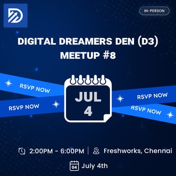 Cover Image for Digital Dreamers Den (D3) Meetup #8