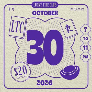 Cover Image for lucky tile club - october 2026 edition