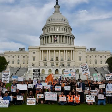 Cover Image for PauseAI US Demonstration Supporting International AI Treaty