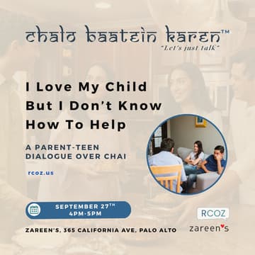 Cover Image for Chalo Baatein Karen (“Let’s just talk”) - A Discussion Series: I Love My Child But I Don’t Know How to Help