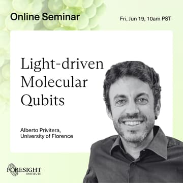 Cover Image for Alberto Privitera | Light-driven Molecular Qubits