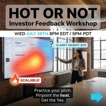 Cover Image for HOT or NOT: Is your startup fundable or just interesting?