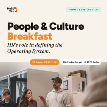 Cover Image for People & Culture Breakfast | HR’s Role in Defining the Operating System