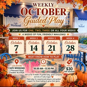Cover Image for October 21 Guided Play @cafeweekend