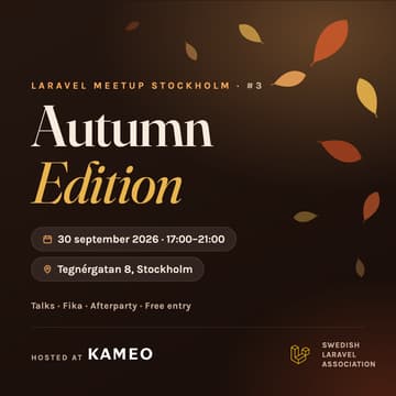Cover Image for Stockholm Laravel Meetup - Autumn Edition