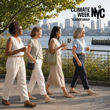 Cover Image for Steps Toward Sustainability: NY Climate Week Stroll Along the Hudson River