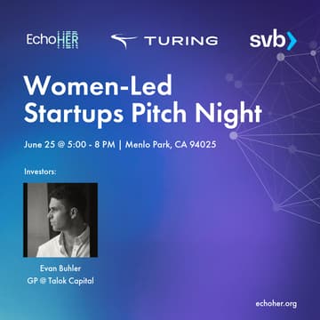 Cover Image for EchoHer Pitch & Network Night #10: Women-Led Startups
