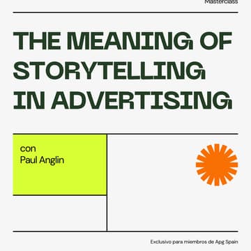 Cover Image for Masterclass "The meaning of storytelling in advertising"