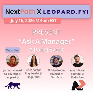Cover Image for NextPath X Leopard.fyi: "Ask A Hiring Manager" Panel