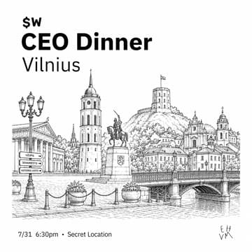 Cover Image for CEO Dinner · Vilnius