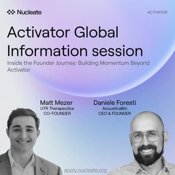 Cover Image for Nucleate Activator: Alumni Chat and Info Session