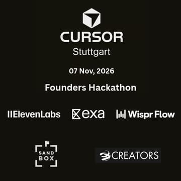 Cover Image for Cursor x Sandbox Hackathon | Stuttgart